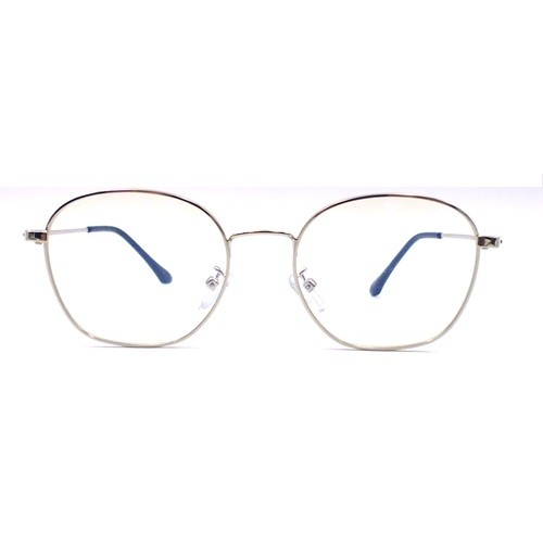 抗藍光眼鏡,金屬鏡框成人濾藍光眼鏡,有可調式鼻墊抗藍光眼鏡,不鏽鋼材質,有效過濾藍光,可阻擋紫外線,圓形鏡片 9020