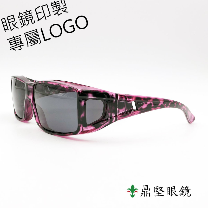 可戴近視眼鏡，套鏡式偏光太陽眼鏡