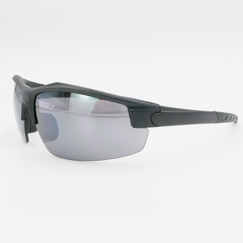 半框運動太陽眼鏡-有防滑腳墊、鼻墊