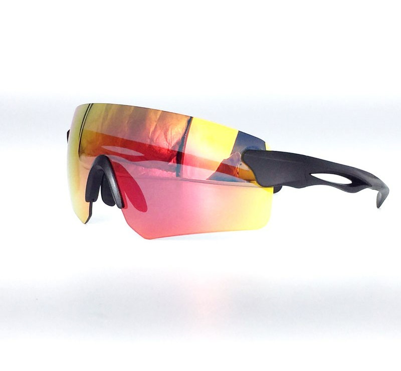 無框運動太陽眼鏡，大視野、鼻墊可調整運動太陽眼鏡